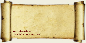 Hana Parenta vizit kartica